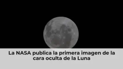 La NASA publica la primera imagen de la cara oculta de la Luna