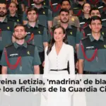 La reina Letizia, 'madrina' de blanco de los oficiales de la Guardia Civil