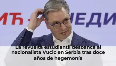 La revuelta estudiantil desbanca al nacionalista Vucic en Serbia tras doce años de hegemonía