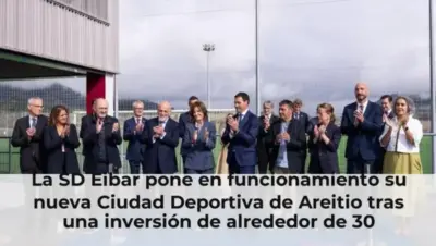 La SD Eibar pone en funcionamiento su nueva Ciudad Deportiva de Areitio tras una inversión de alrededor de 30 millones d