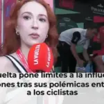 La Vuelta pone límites a la influencer Erola Jones tras sus polémicas entrevistas a los ciclistas