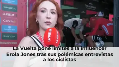 La Vuelta pone límites a la influencer Erola Jones tras sus polémicas entrevistas a los ciclistas