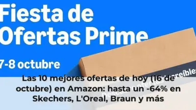 Las 10 mejores ofertas de hoy (16 de octubre) en Amazon: hasta un -64% en Skechers, L'Oreal, Braun y más