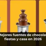 Las 7 Mejores fuentes de chocolate para fiestas y casa en 2026