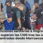 Las atenciones sanitarias a migrantes en Ceuta superan las 1.100 tras las últimas entradas desde Marruecos