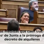 Las medidas que caen tras el 'no' de Junts a la prórroga del decreto de alquileres