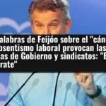 Las palabras de Feijóo sobre el