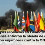 Las tropas españolas en Líbano afrontan sin defensa antidron la oleada de ataques con enjambres contra la ONU
