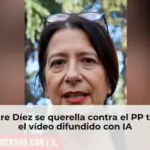 Leire Díez se querella contra el PP tras el vídeo difundido con IA