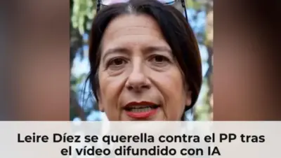 Leire Díez se querella contra el PP tras el vídeo difundido con IA