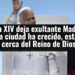 León XIV deja exultante Madrid: