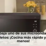 LG rebaja uno de sus microondas más completos: ¡Cocina más rápido y gasta menos!