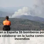 Llegan a España 35 bomberos polacos para colaborar en la lucha contra los incendios