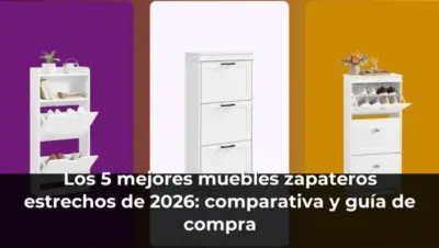 Los 5 mejores muebles zapateros estrechos de 2026: comparativa y guía de compra