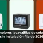 Los 6 mejores lavavajillas de sobremesa sin instalación fija de 2026