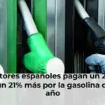 Los conductores españoles pagan un 27% más por el diésel y un 21% más por la gasolina que hace un año