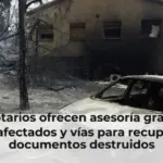 Los notarios ofrecen asesoría gratuita a los afectados y vías para recuperar documentos destruidos