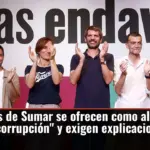 Los partidos de Sumar se ofrecen como alternativa 