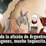 Los recados de la afición de Argentina a España: 