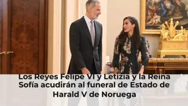 Los Reyes Felipe VI y Letizia y la Reina Sofía acudirán al funeral de Estado de Harald V de Noruega