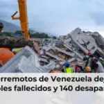 Los terremotos de Venezuela dejan 34 españoles fallecidos y 140 desaparecidos