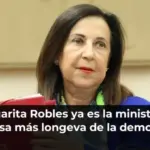Margarita Robles ya es la ministra de Defensa más longeva de la democracia