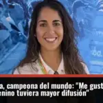 María Herrera, campeona del mundo: