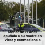 Menor de 17 años apuñala a su madre en Vícar y conmociona a todos
