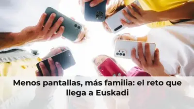 Menos pantallas, más familia: el reto que llega a Euskadi