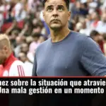 Míchel Sánchez sobre la situación que atraviesa el Rayo Vallecano: