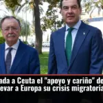 Moreno traslada a Ceuta el 
