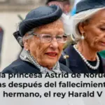 Muere la princesa Astrid de Noruega dos semanas después del fallecimiento de su hermano, el rey Harald V