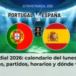 Mundial 2026: calendario del lunes 6 de julio, partidos, horarios y dónde ver