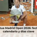 Mutua Madrid Open 2026: fechas, calendario y días clave
