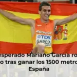 Oro inesperado Mariano García rompe el silencio tras ganar los 1500 metros para España