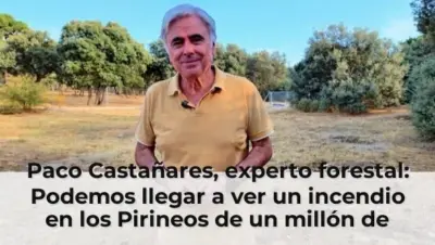 Paco Castañares, experto forestal: Podemos llegar a ver un incendio en los Pirineos de un millón de hectáreas
