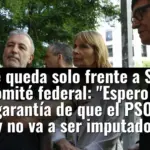 Page se queda solo frente a Sánchez en el comité federal: