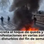 París decreta el toque de queda y prohíbe las manifestaciones en varias zonas tras los disturbios del fin de semana