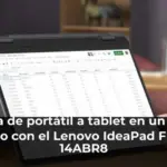 Pasa de portátil a tablet en un solo gesto con el Lenovo IdeaPad Flex 5 14ABR8