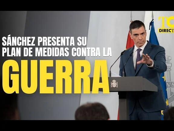 Pedro Sánchez habla en conferencia de prensa