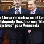 Pérez Llorca reivindica en el Senado ante Edmundo González una 