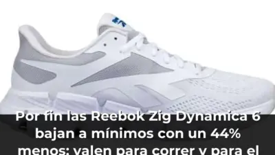 Por fin las Reebok Zig Dynamica 6 bajan a mínimos con un 44% menos: valen para correr y para el resto de tus entrenos