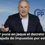 PP pone en jaque el decreto de bajada de impuestos por esto