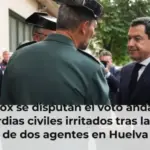PP y Vox se disputan el voto andaluz de los guardias civiles irritados tras la muerte de dos agentes en Huelva