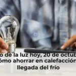 Precio de la luz hoy, 20 de octubre de 2026: cómo ahorrar en calefacción ante la llegada del frío