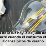 Precio de la luz hoy, 3 de julio de 2026: qué ocurre cuando el consumo eléctrico alcanza picos de verano