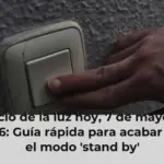 Precio de la luz hoy, 7 de mayo de 2026: Guía rápida para acabar con el modo 'stand by'