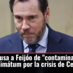 Puente acusa a Feijóo de
