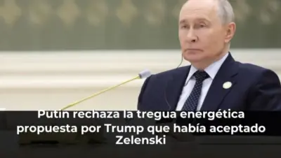 Putin rechaza la tregua energética propuesta por Trump que había aceptado Zelenski