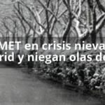 AEMET en crisis nieva en Madrid y niegan olas de frío